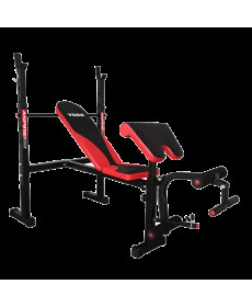 Лавка для жиму York Fitness ASPIRE 320 з стійкою для штанги та партою Скотта