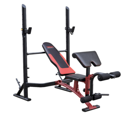 Лавка для жиму York Fitness Delta Pro 2000 з стійкою для штанги та партою Скотта Лавка для жиму York Fitness Delta Pro 2000 з стійкою для штанги та партою Скотта
