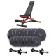 Лава Hop-Sport HS-2090 HB з гантелями Elitum Titan 2х31 кг