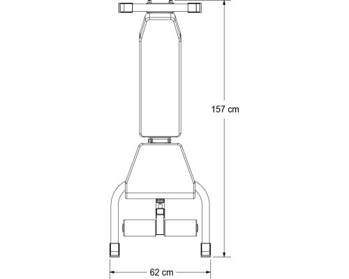 Регульована тренажерна лава Body Craft F602 (7378)