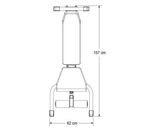 Регульована лавка для тренувань Body Craft F602