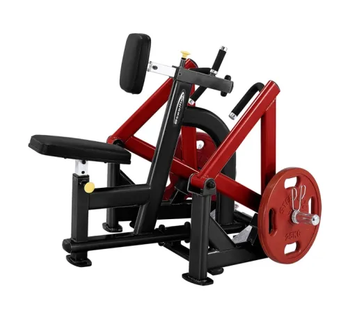 Тренажер Seated Pull Down/Rowing Machine Steelflex PlateLoad Line PLSR чорно-червоний