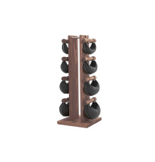 Набір гантелі з підставкою SwingBell Tower NOHRD 2-8 кг Oak Vintage Leather