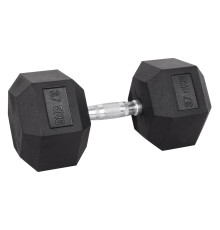 Гантель шестигранна inSPORTline Hexsteel 37,5 кг