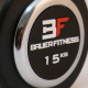Прогумована гантель 15 кг Bauerfitness AC-1246