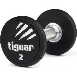 Гантель Tiguar TI-WHPU0020 прогумована 1 х 2 кг