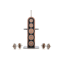 Набір для тренувань зі стійкою NOHRD WeightPlate Oak Oak