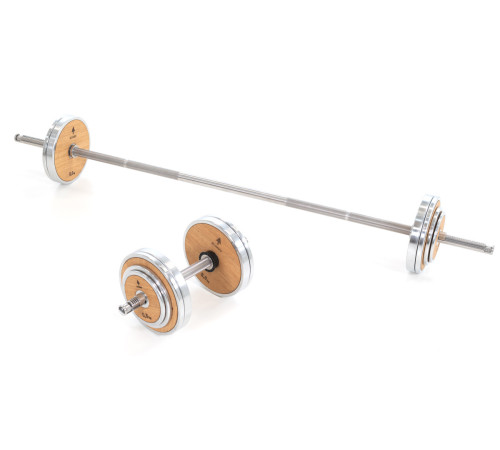Набір для тренувань зі стійкою NOHRD WeightPlate Oak Oak Набір для тренувань зі стійкою NOHRD WeightPlate Oak Oak