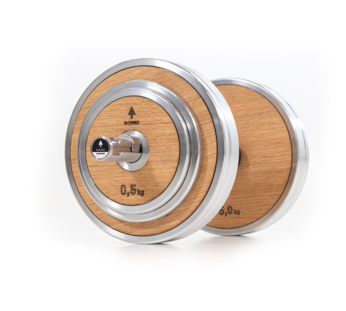 Набір для тренувань зі стійкою NOHRD WeightPlate Oak Oak Набір для тренувань зі стійкою NOHRD WeightPlate Oak Oak