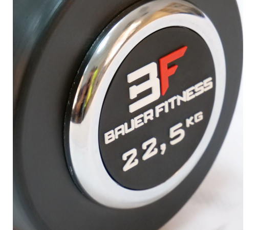 Прогумована гантель 22,5 кг Bauerfitness AC-1249 Прогумована гантель 22,5 кг Bauerfitness AC-1249