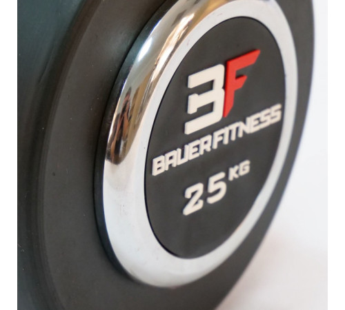 Прогумована гантель 25 кг Bauerfitness AC-12410 Прогумована гантель 25 кг Bauerfitness AC-12410