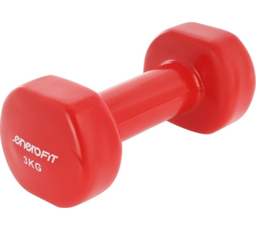 Гантелі вінілові ENERO FIT VDB зі стійкою, 12 кг Гантелі вінілові ENERO FIT VDB зі стійкою, 12 кг