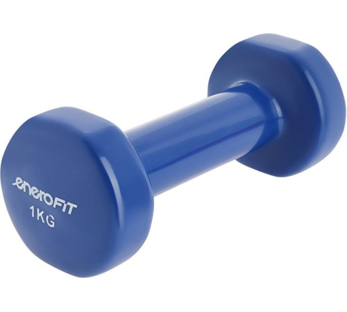 Гантелі вінілові ENERO FIT VDB зі стійкою, 12 кг Гантелі вінілові ENERO FIT VDB зі стійкою, 12 кг