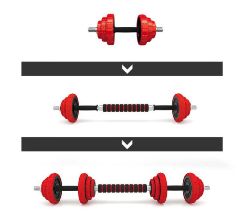 SGGX20 DUMBBELL SET-BARBELL 20KG HMS