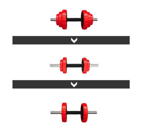 SGGX20 DUMBBELL SET-BARBELL 20KG HMS