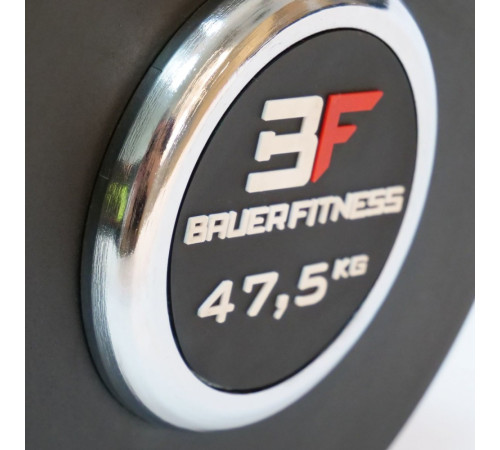 Прогумована гантель 47,5 кг Bauerfitness AC-12419 Прогумована гантель 47,5 кг Bauerfitness AC-12419