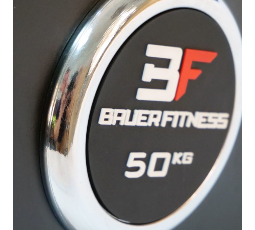 Прогумована гантель 50 кг Bauerfitness AC-12420 Прогумована гантель 50 кг Bauerfitness AC-12420