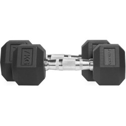 Гантелі Thorn+Fit Hex, прогумовані, 2 х 7 кг