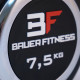 Прогумована гантель 7,5 кг Bauerfitness AC-1243