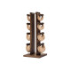 Гантелі з підставкою NOHrD SwingBel Tower 2-8 Kg Set Classic Nature Walnut Leather