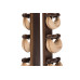 Гантелі з підставкою NOHrD SwingBel Tower 2-8 Kg Set Classic Nature Walnut Leather