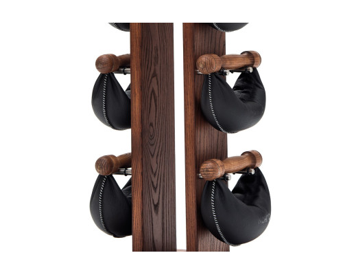 Гантелі з підставкою NOHrD SwingBel Tower 2-8 Kg Set Club Ash Leather