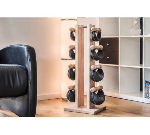 Гантелі з підставкою NOHrD SwingBel Tower Club 2-8 Kg Set Natural Ash Leather Гантелі з підставкою NOHrD SwingBel Tower Club 2-8 Kg Set Natural Ash Leather