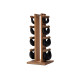 Гантелі з підставкою NOHrD SwingBel Tower 2-8 Kg Set Oak Oak Leather