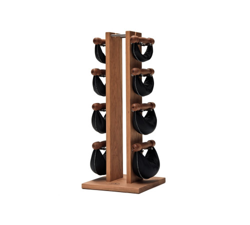 Гантелі з підставкою NOHrD SwingBel Tower 2-8 Kg Set Oxbridge Cherry Leather