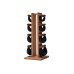 Гантелі з підставкою NOHrD SwingBel Tower 2-8 Kg Set Oxbridge Cherry Leather