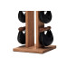 Гантелі з підставкою NOHrD SwingBel Tower 2-8 Kg Set Oxbridge Cherry Leather