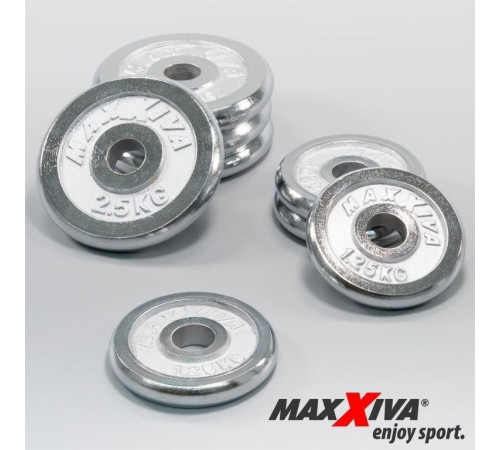 Гантелі Maxxiva D83768 хромовані 2 x 10 кг