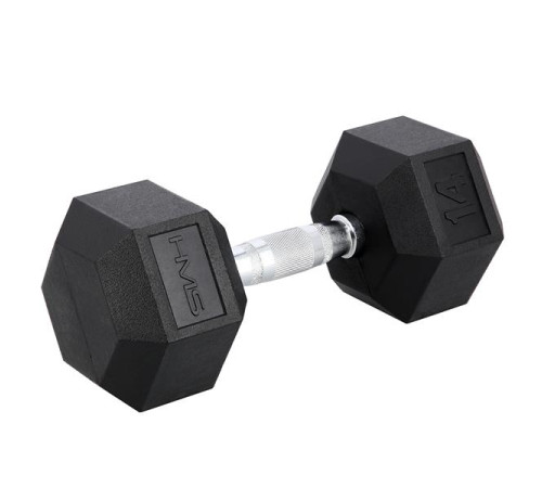 Гантель HMS HEX PRO 14 кг Гантель HMS HEX PRO 14 кг