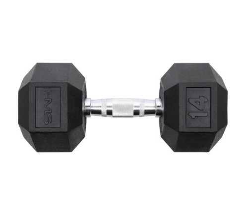 Гантель HMS HEX PRO 14 кг Гантель HMS HEX PRO 14 кг