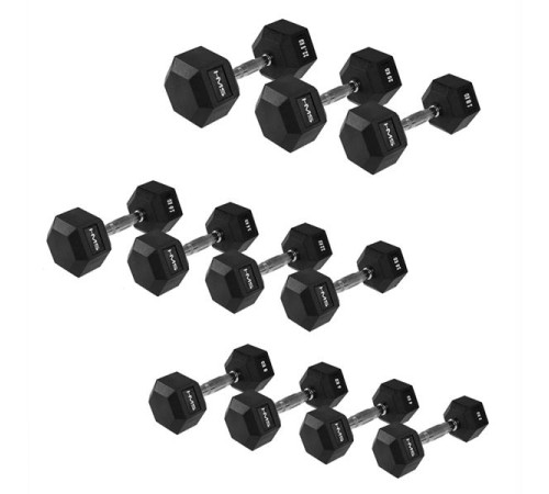 Гантель HMS HEX PRO 8 кг Гантель HMS HEX PRO 8 кг