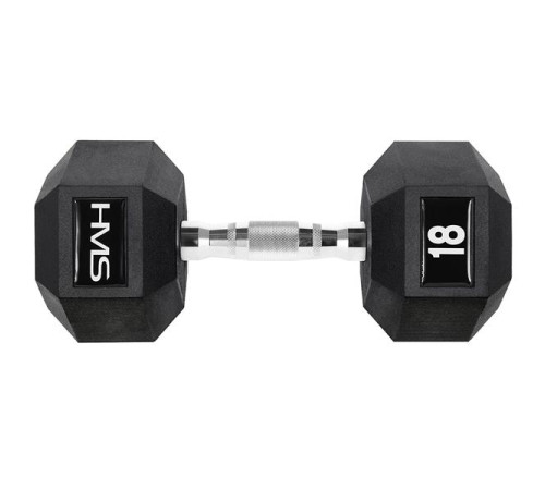 Гантелі HMS HEX PRO 18 кг Гантелі HMS HEX PRO 18 кг