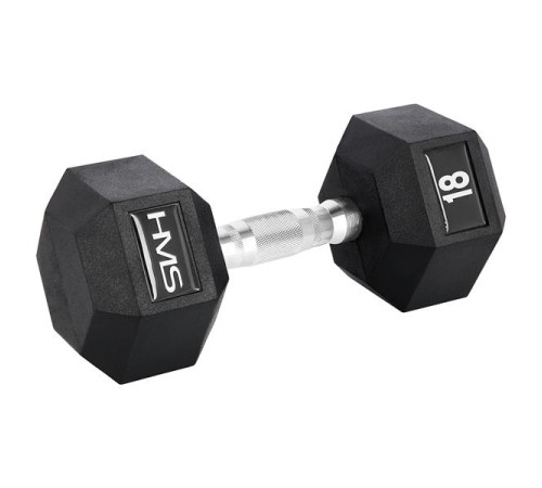 Гантелі HMS HEX PRO 18 кг Гантелі HMS HEX PRO 18 кг
