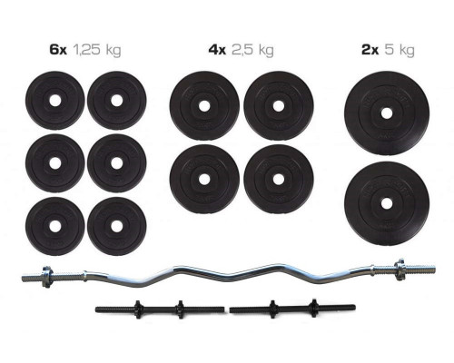 Набір Штанга + Гантелі WCG 36 кг