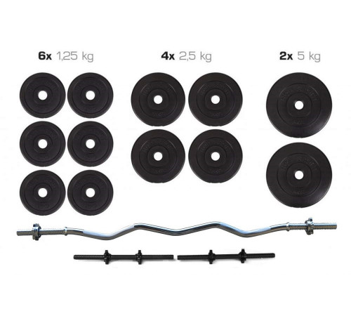 Набір Штанга + Гантелі WCG 36 кг