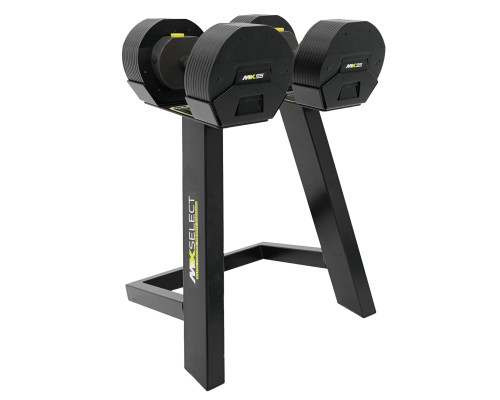 Гантелі регульовані MX SELECT MX55 Dumbbell 4.5 - 24.9 KG + ПІДСТАВКА