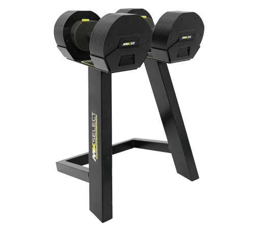 Гантелі регульовані MX SELECT MX55 Dumbbell 4.5 - 24.9 KG + ПІДСТАВКА