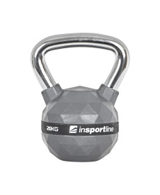 Гиря з гумовим покриттям inSPORTline Kettlebell PU 20 кг