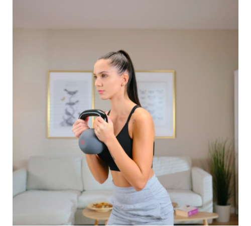 Гиря металева Hop-Sport 4кг HS-I004KB Гиря металева Hop-Sport 4кг HS-I004KB