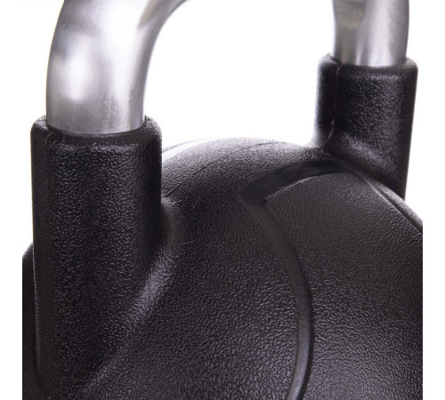 Гиря PU з хромованою ручкою Кросфіт Zelart TA-2681-12 12кг (MD2220-12) (PU, чорний) Гиря PU з хромованою ручкою Кросфіт Zelart TA-2681-12 12кг (MD2220-12) (PU, чорний)