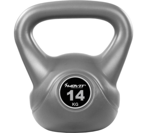 Гиря Movit Kettlebell Dumbbells сіра - 14 кг