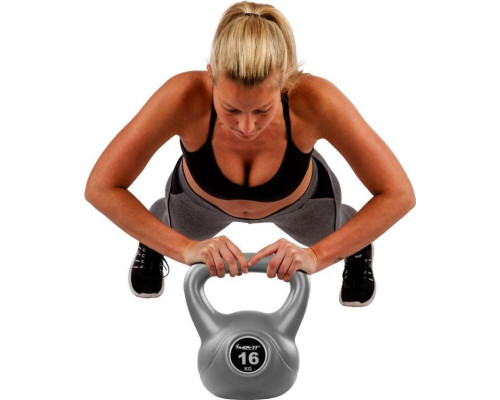 Гиря Movit Kettlebell Dumbbells сіра - 14 кг