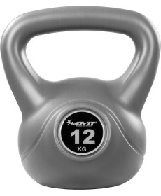 Гиря Movit Kettlebell Dumbbell сіра - 12 кг