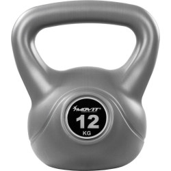 Гиря Movit Kettlebell Dumbbell сіра - 12 кг