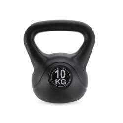 Гиря вінілова Gymtek 10 кг чорний