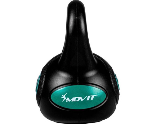 Гиря Movit Kettlebell - 10 кг, чорний / гас